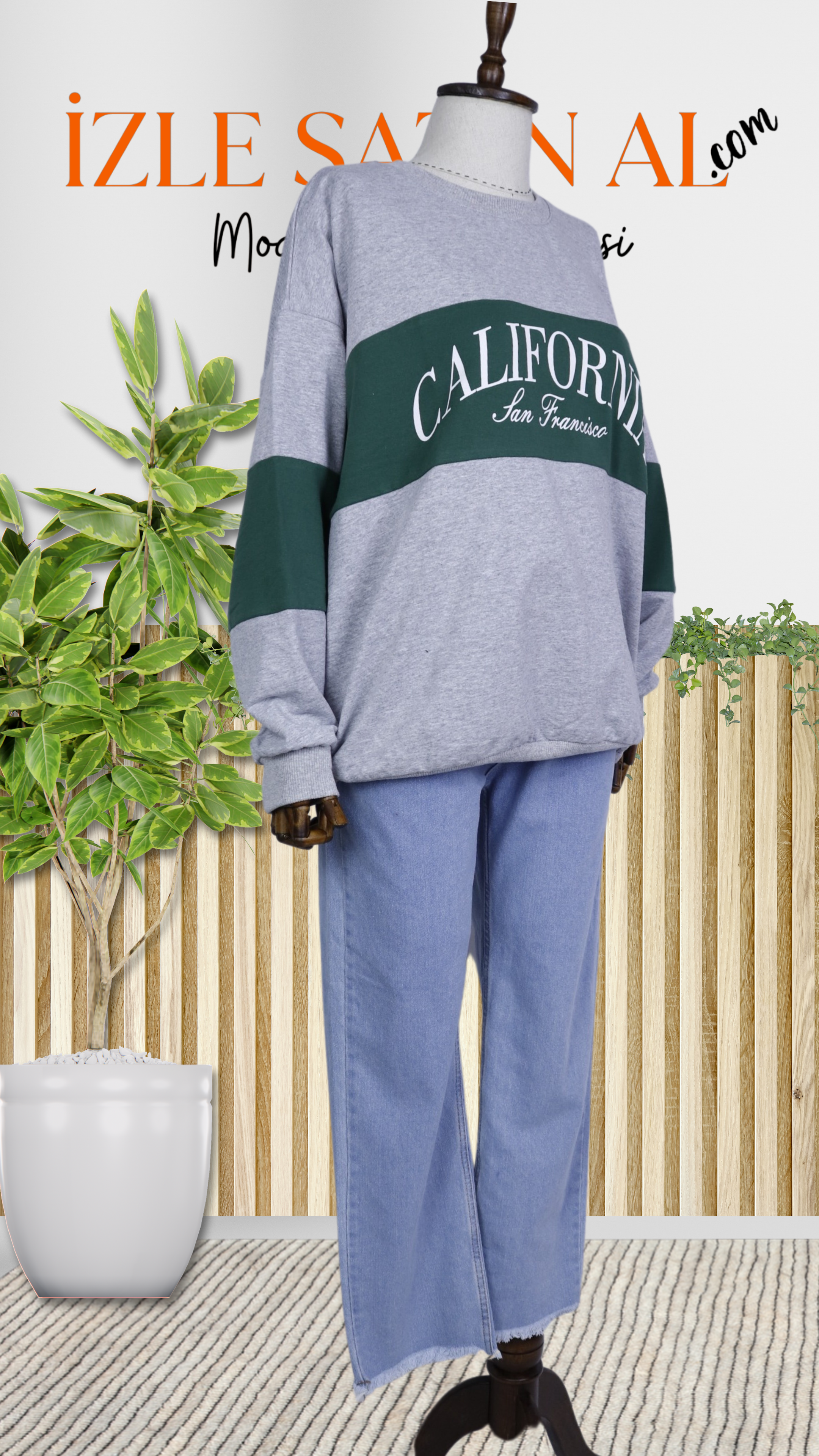 California Sweatshirt Modeli