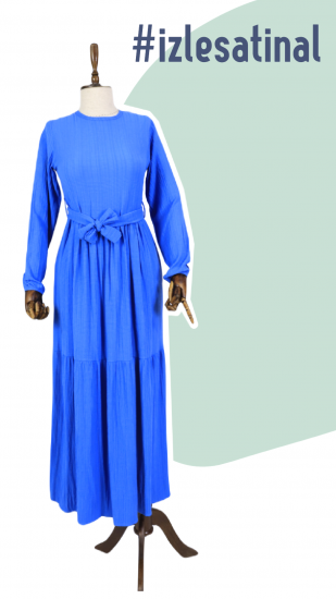 Mavi uzun Elbise Modelleri Ve Fiyatları